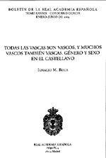 Separata del Boletín de la real Academia Española