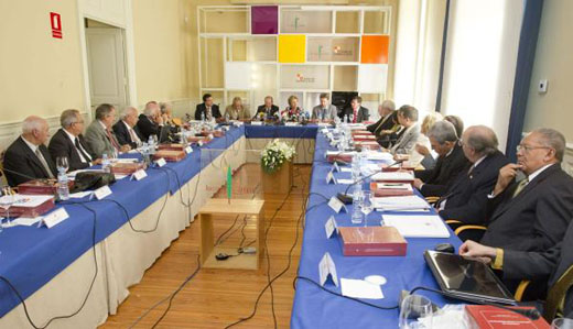 Reunión en Burgos de los directores y presidentes de las academias de la lengua