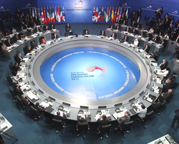 Apertura de la Consulta de Voceros de los países del G-20 en Seúl (Corea del Sur, 2011) Apertura de la Consulta de Voceros de los países del G-20 en Seúl (Corea del Sur, 2011)