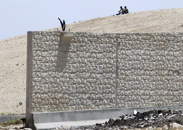 Muro inacabado de separación en Shuafat, al norte de Jerusalén (Israel, 2011) Muro inacabado de separación en Shuafat, al norte de Jerusalén (Israel, 2011)