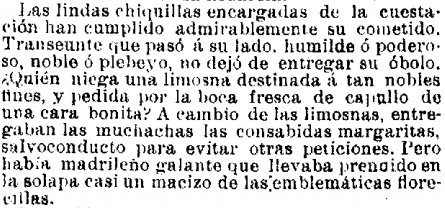 La «fiesta de las flores»