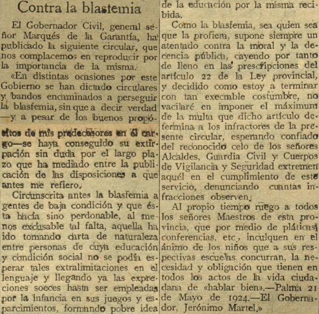 La obligación de «hablar bien»