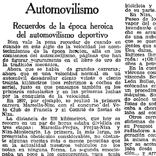 Carreras de coches a 31 km/h