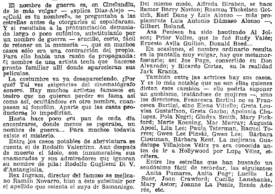 La llegada del cine sonoro