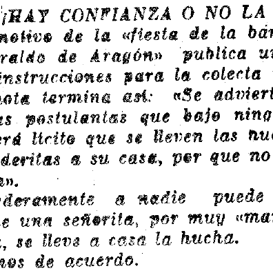 La «fiesta de la banderita»