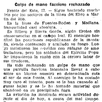 Crónicas de guerra en 1937