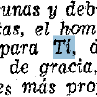 Un glorioso ti con tilde