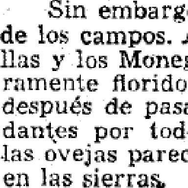 El aspecto de los campos