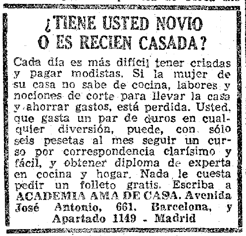 Diploma de experta en cocina y hogar