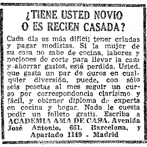 Diploma de experta en cocina y hogar