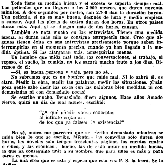 Películas medidas en metros