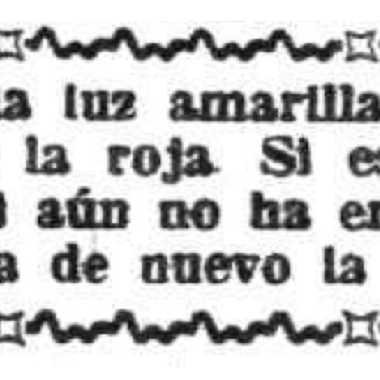 Consejos viales en la prensa