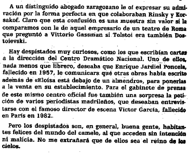 Los despistados son buena gente