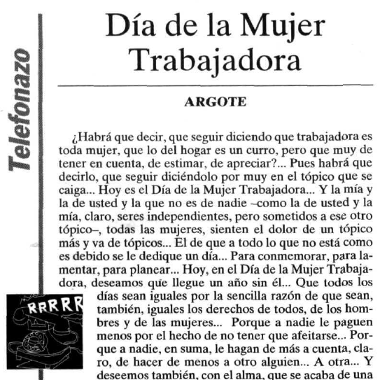Día de la Mujer Trabajadora