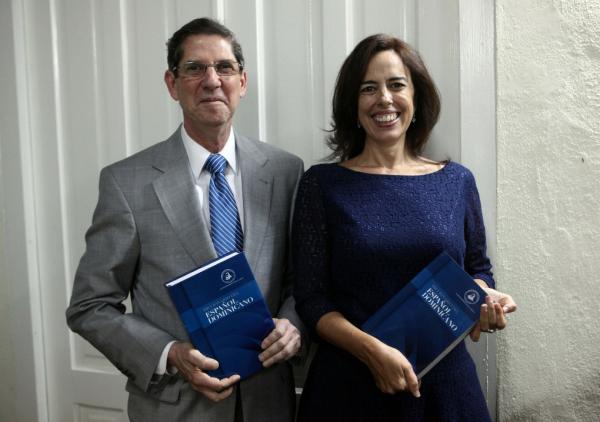 Fabio Guzmán Ariza y María José Rincón. Foto: Efe/Orlando Barría