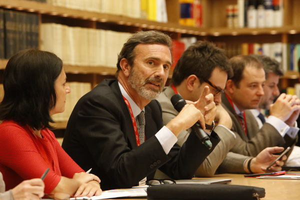 Joaquín Muller, durante el  IX Seminario Internacional de Lengua y Periodismo. Foto: ©Judith González 