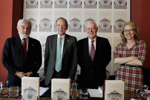 Darío Villanueva, José Manuel Blecua, Victor García de la Concha y Ana Rosa Semprún (de iz. a dr.). Foto: ©RAE